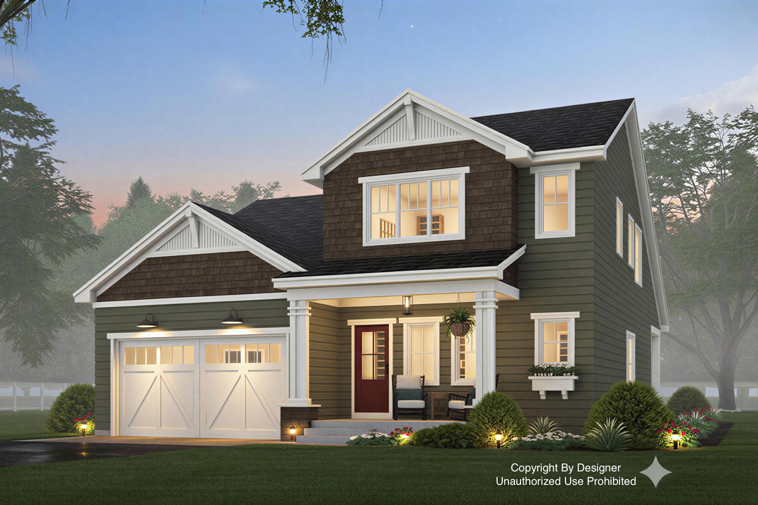 Lancaster House Plan | Royal Oaks Design