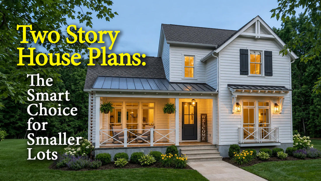 Two Story House Plans: The Smart Choice for Smaller Lots