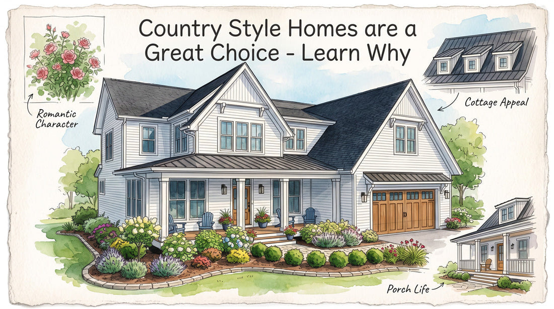 Why Country Style Homes Are America's Timeless Sweetheart