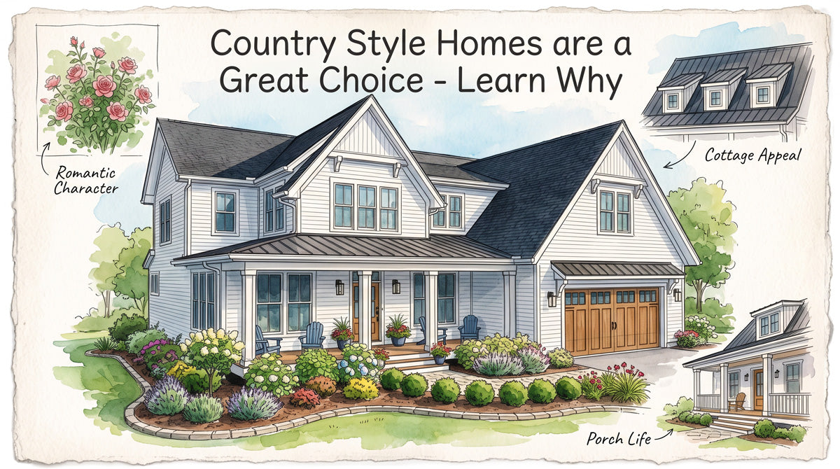 Why Country Style Homes Are America's Timeless Sweetheart