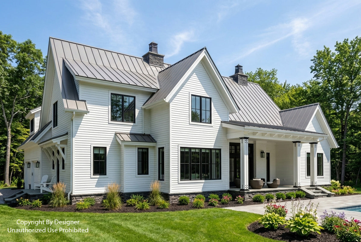 Breezy Grove Farm House Plan