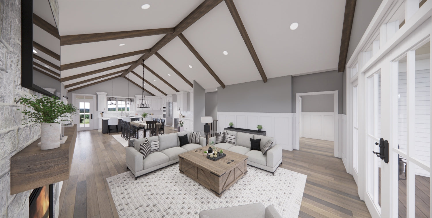 Deer Cove Farm House Plan