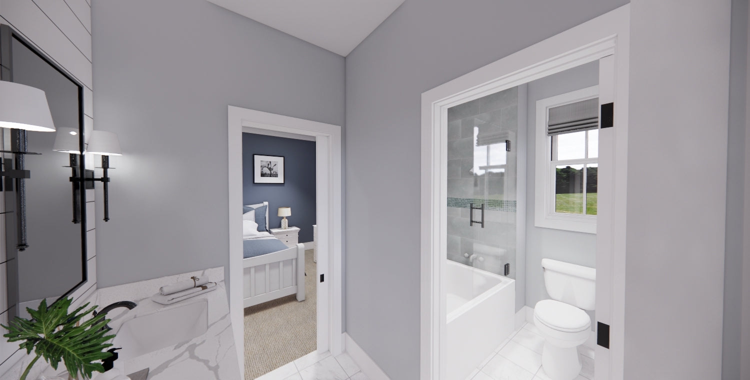 Deer Cove Farm House Plan