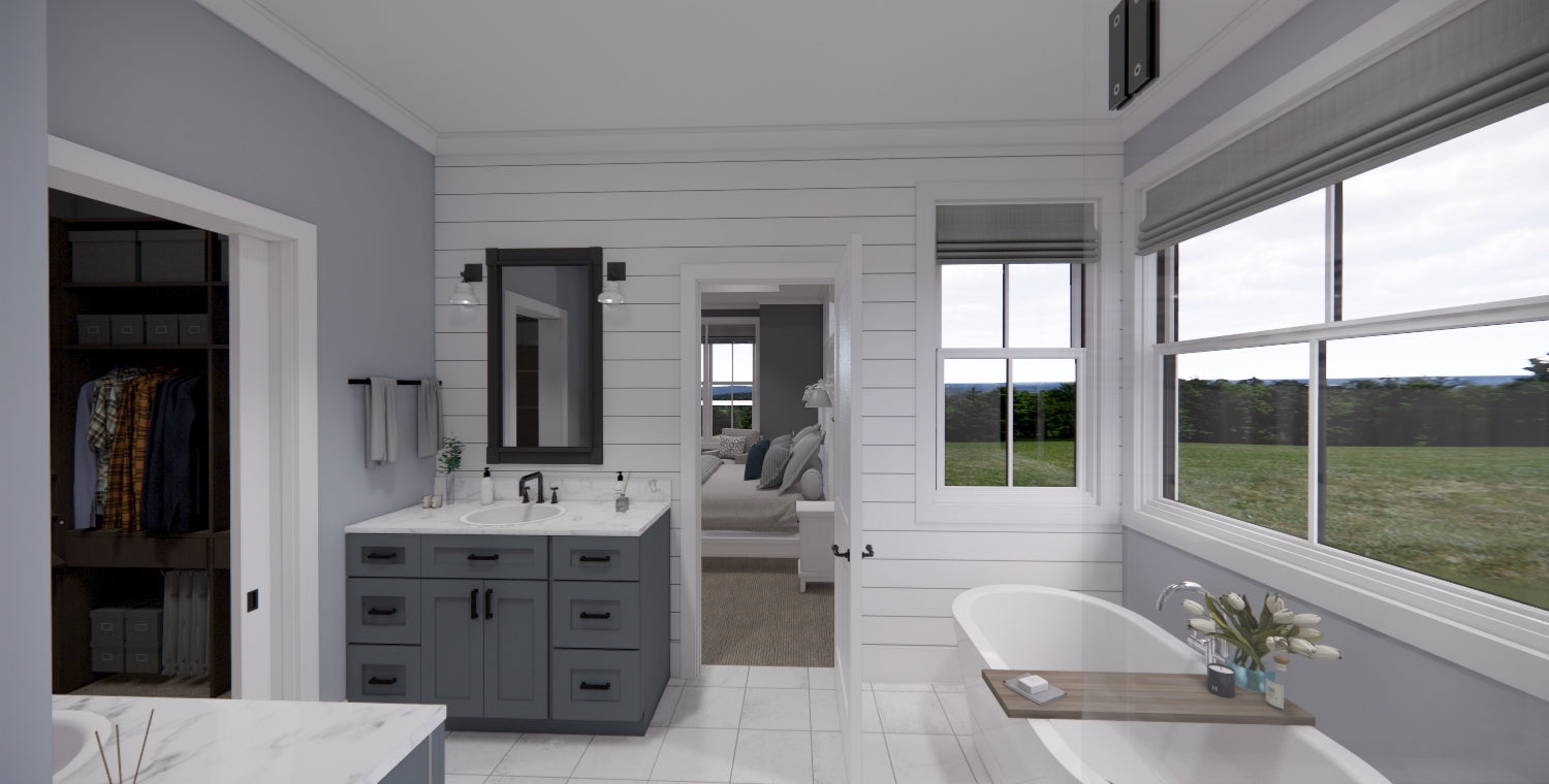 Deer Cove Farm House Plan