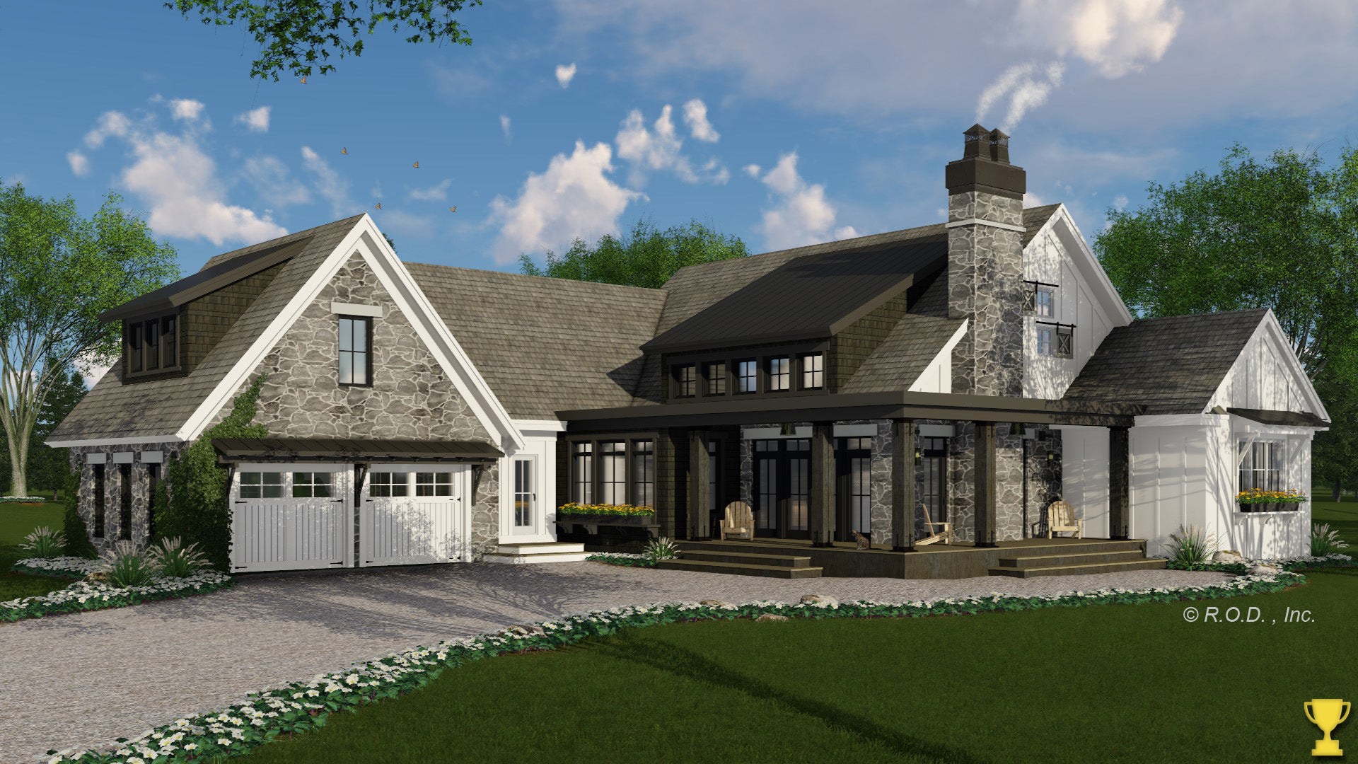 Deer Cove Farm House Plan