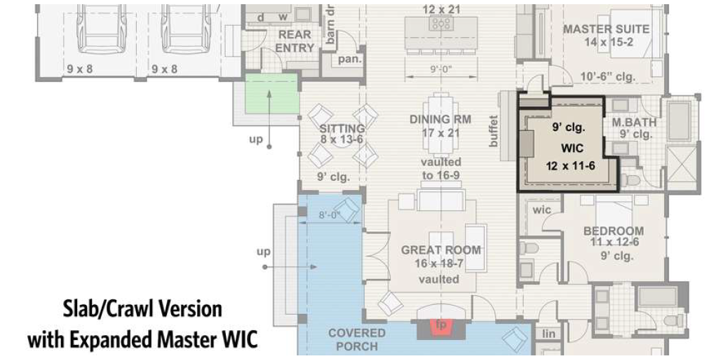 Deer Cove Farm House Plan