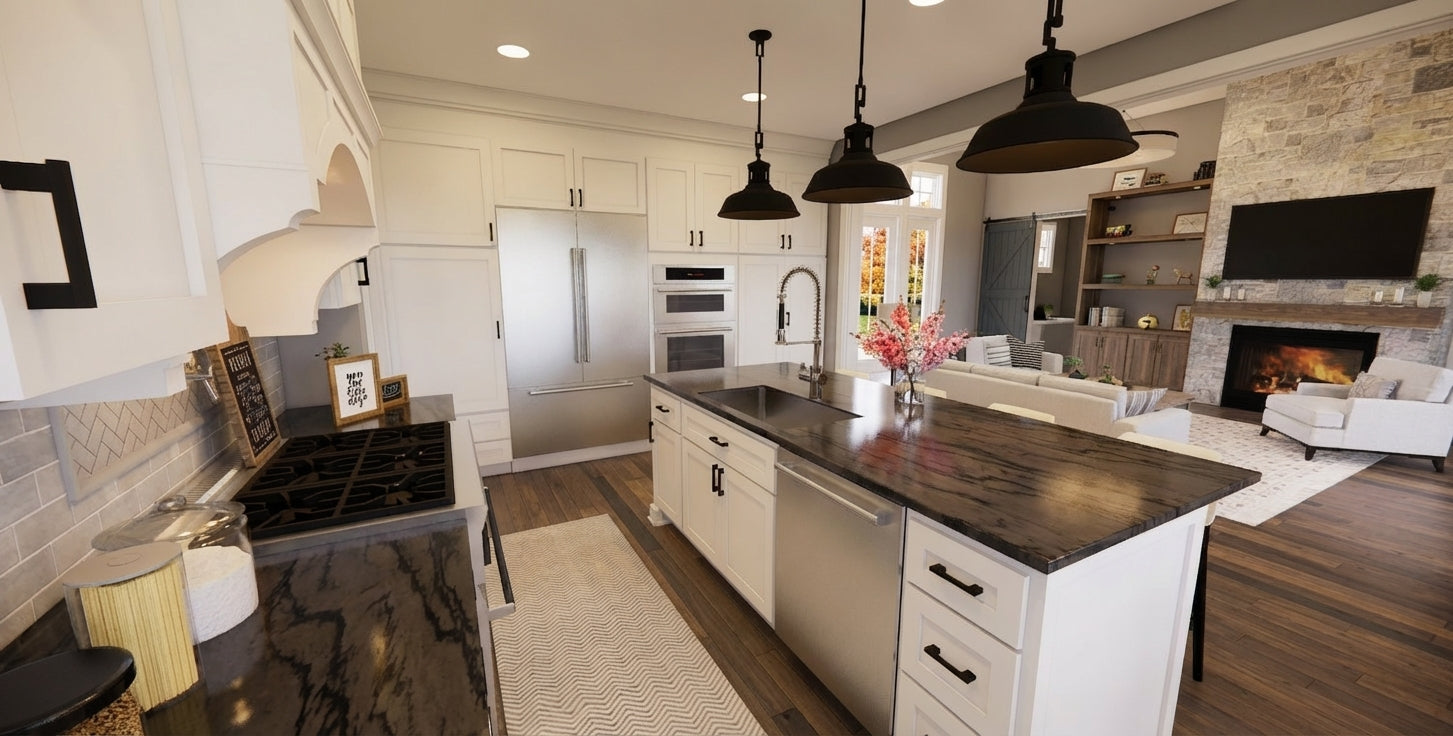 Breezy Grove Farm House Plan