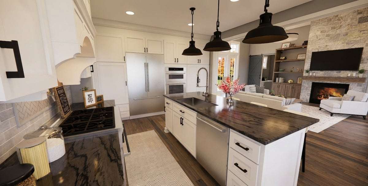 Breezy Grove Farm House Plan