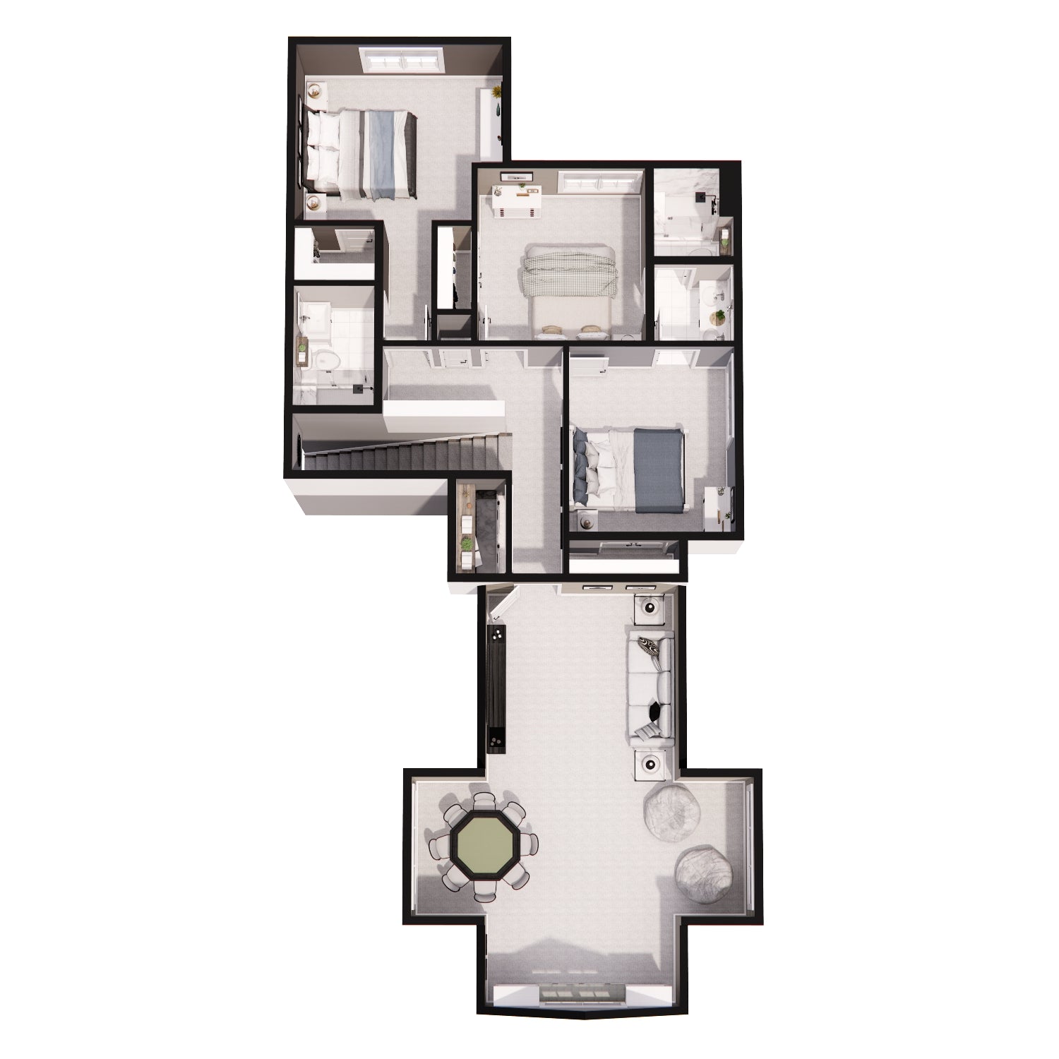 Breezy Grove Farm House Plan