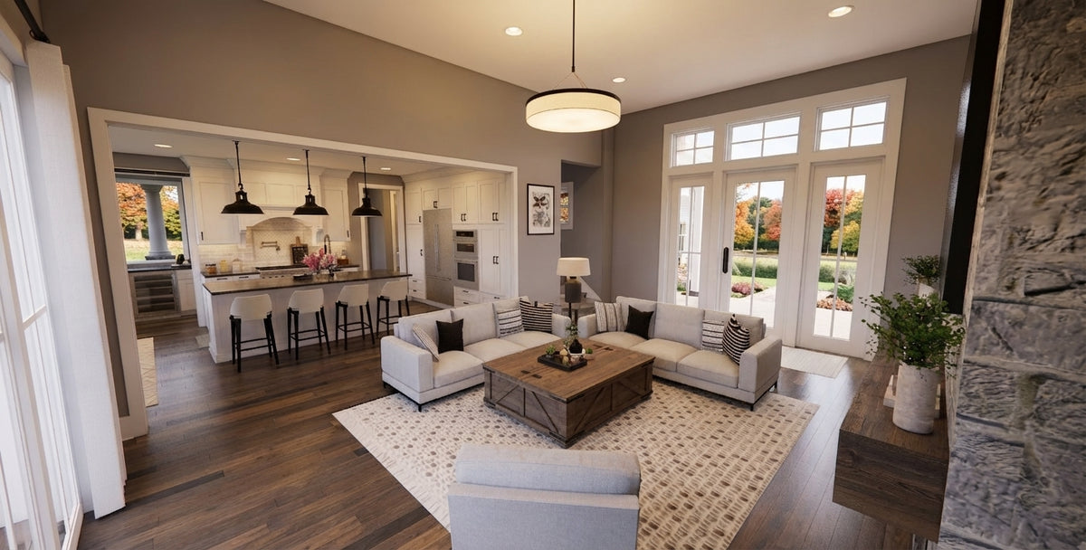 Breezy Grove Farm House Plan