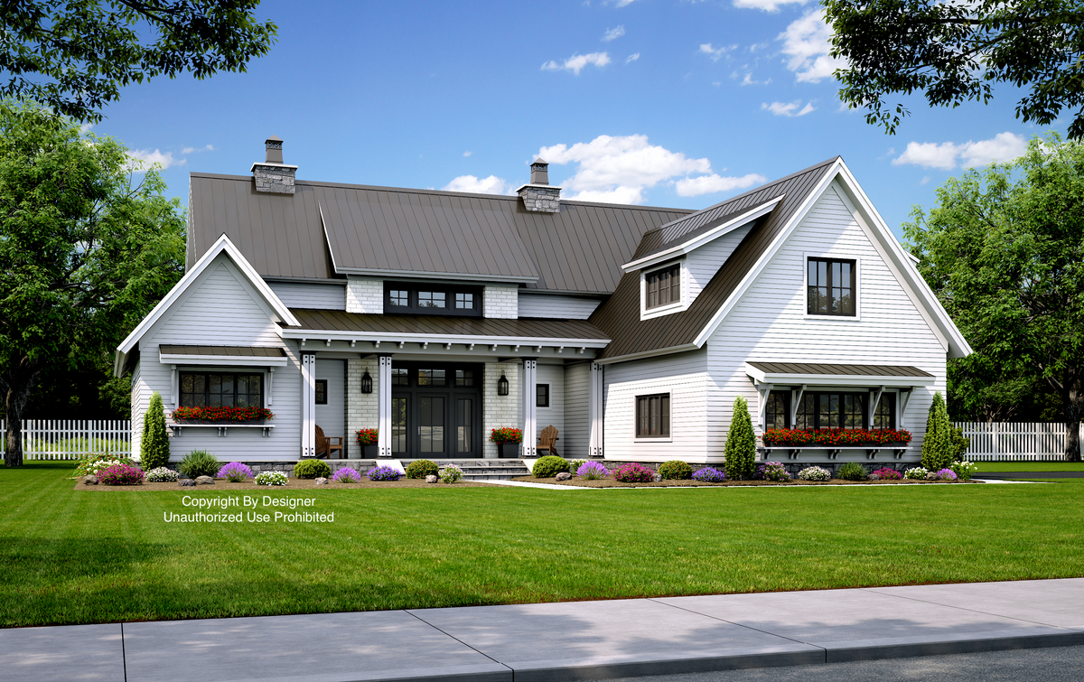 Breezy Grove Farm House Plan