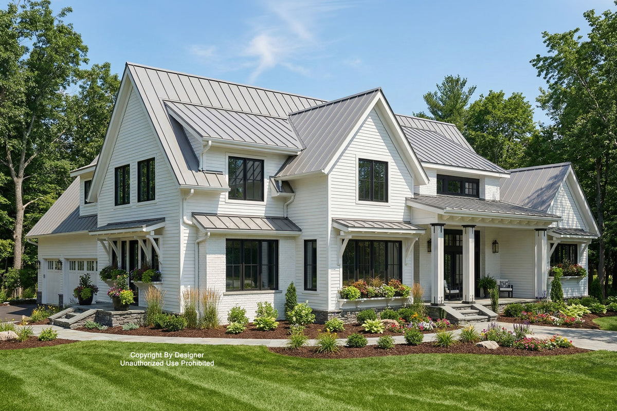 Foxtail Farm Modern Farmhouse Plan