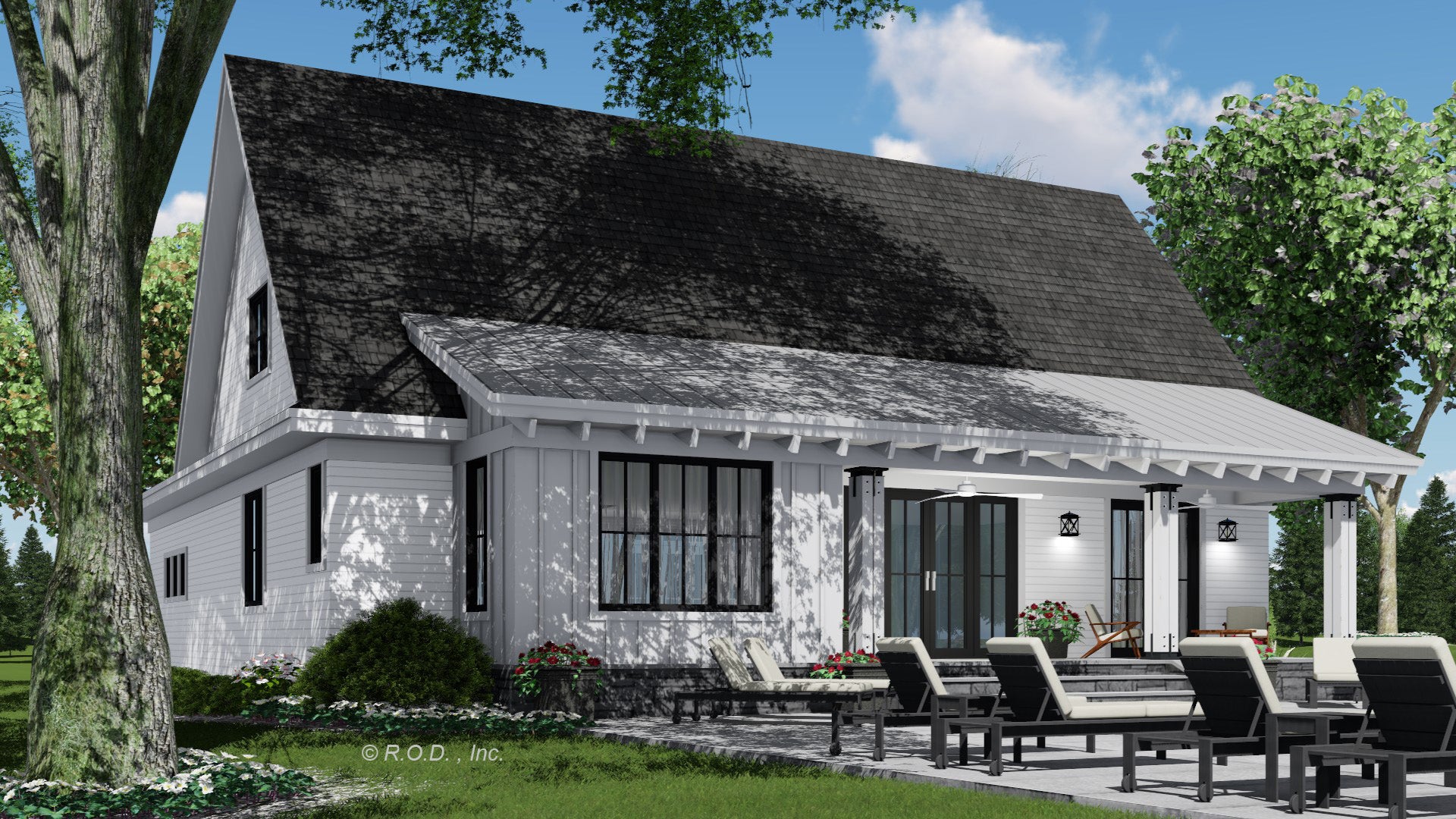 Mossy Pine Farm House Plan