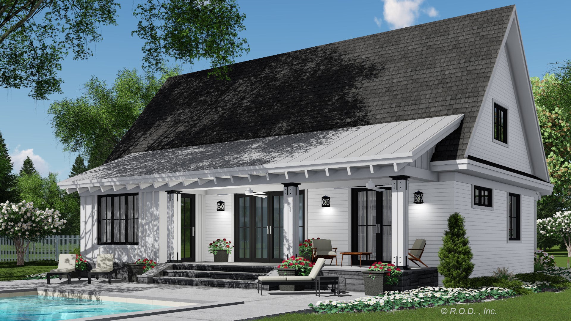 Mossy Pine Farm House Plan