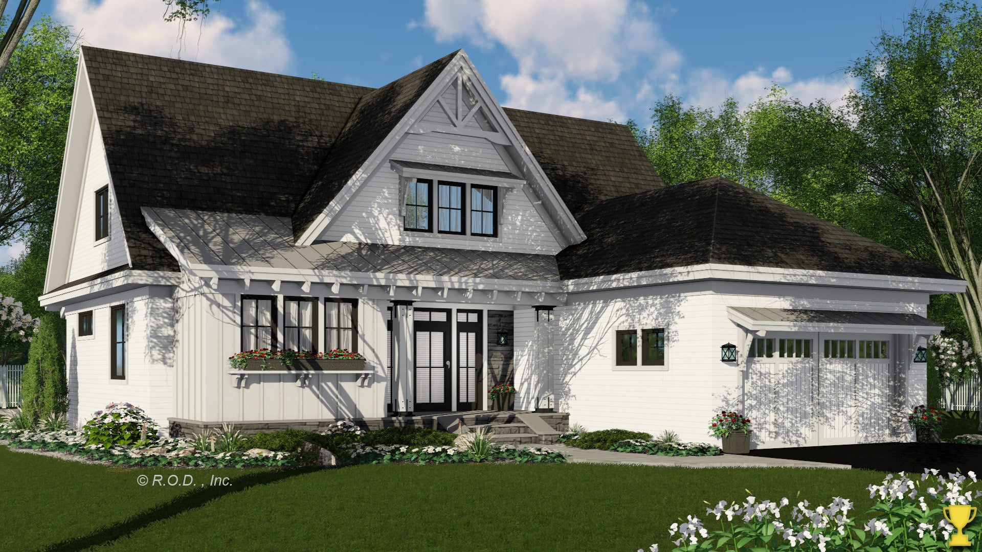 Mossy Pine Farm House Plan