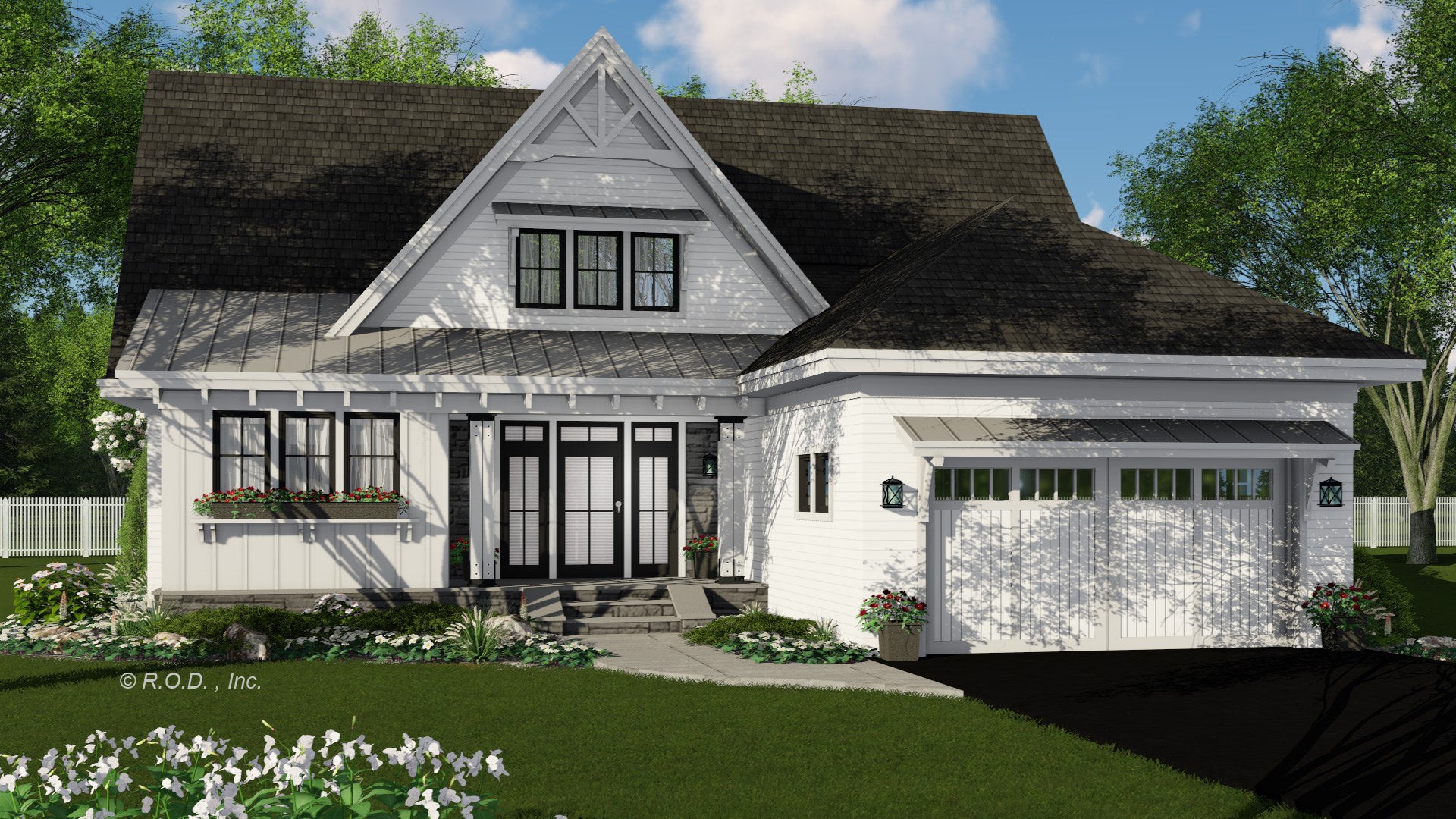 Mossy Pine Farm House Plan