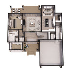 Mossy Pine Farm House Plan