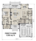 Mossy Pine Farm House Plan