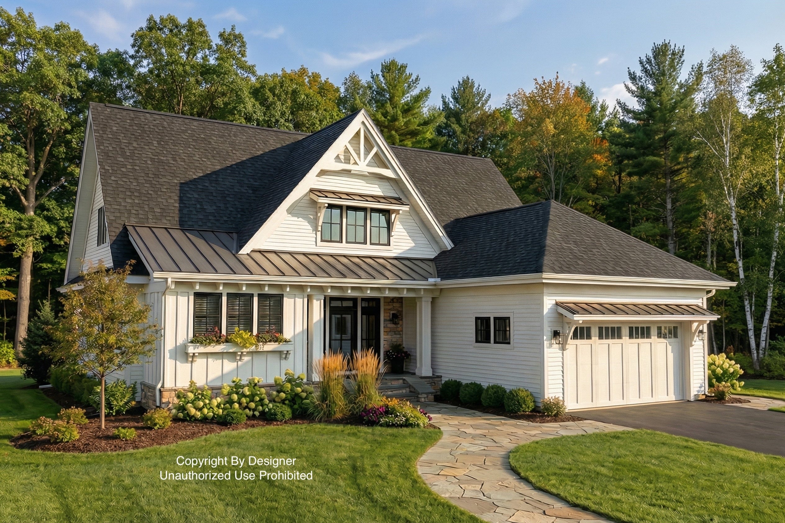 Mossy Pine Farm House Plan