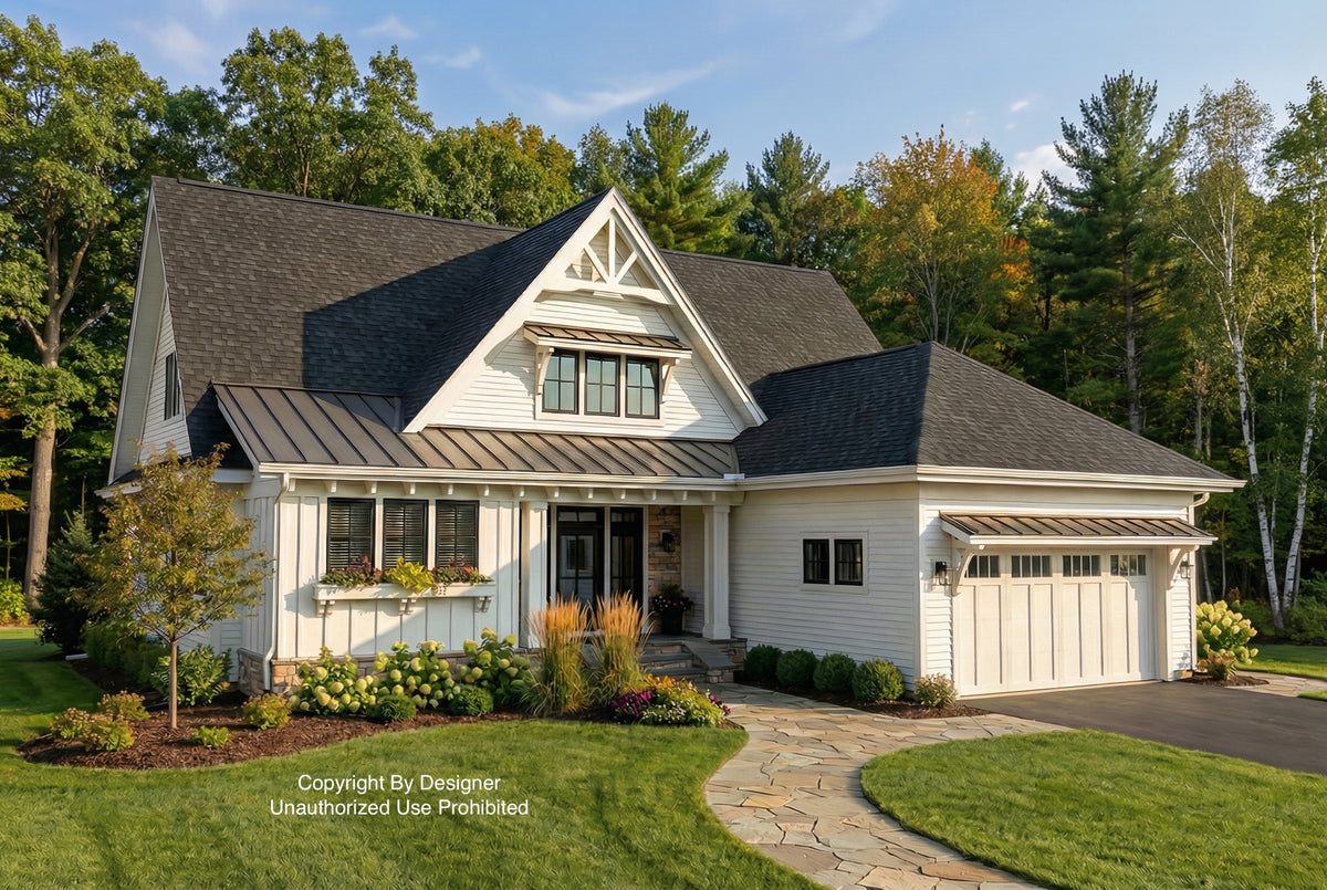 Mossy Pine Farm House Plan