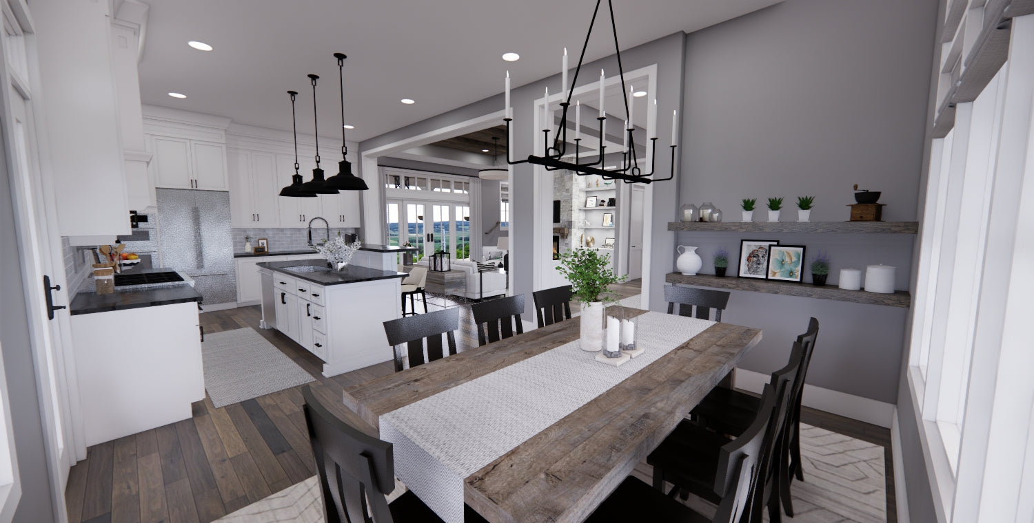 Misty Falls Farmhouse Plan