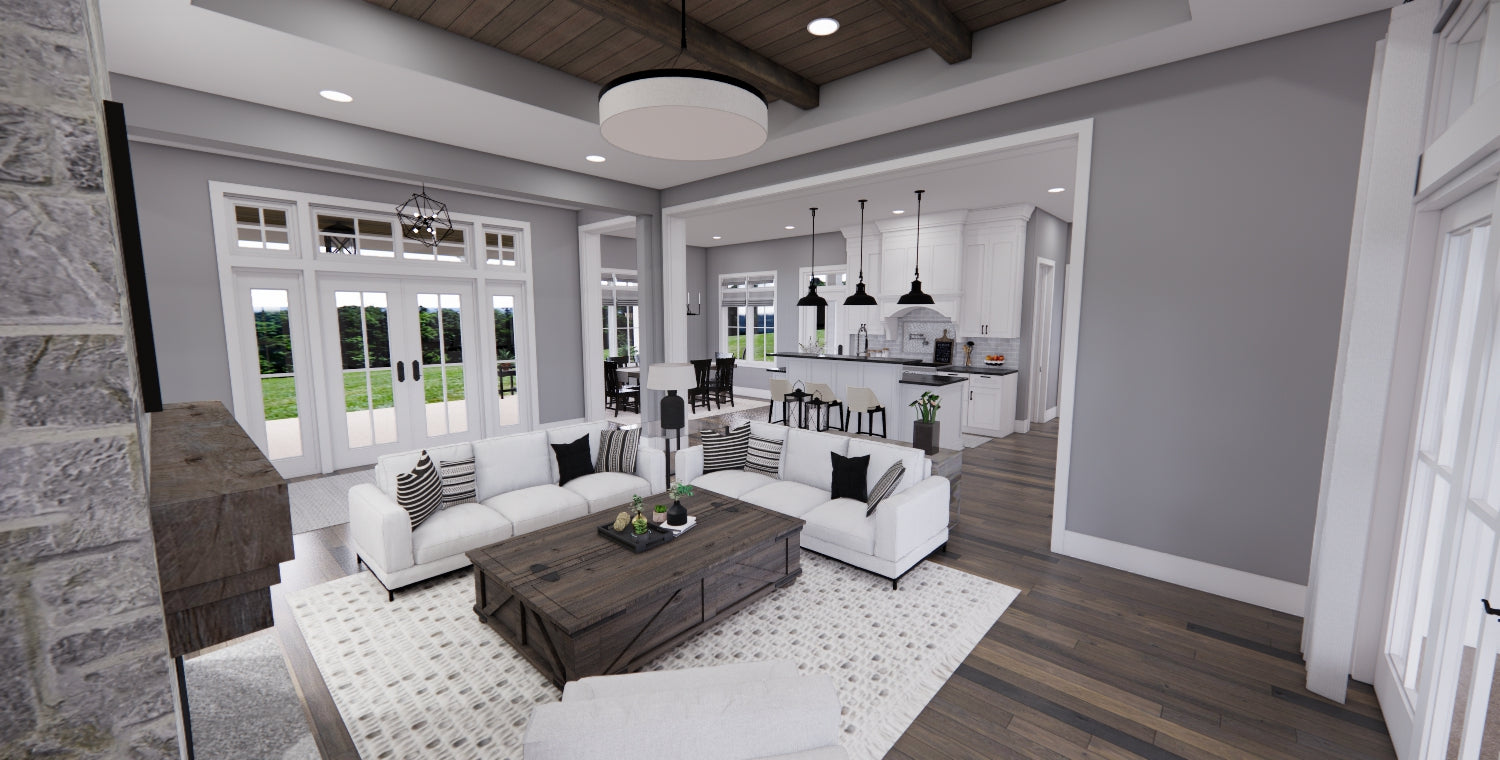 Misty Falls Farmhouse Plan