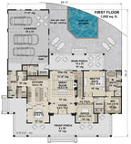 Misty Falls Farmhouse Plan