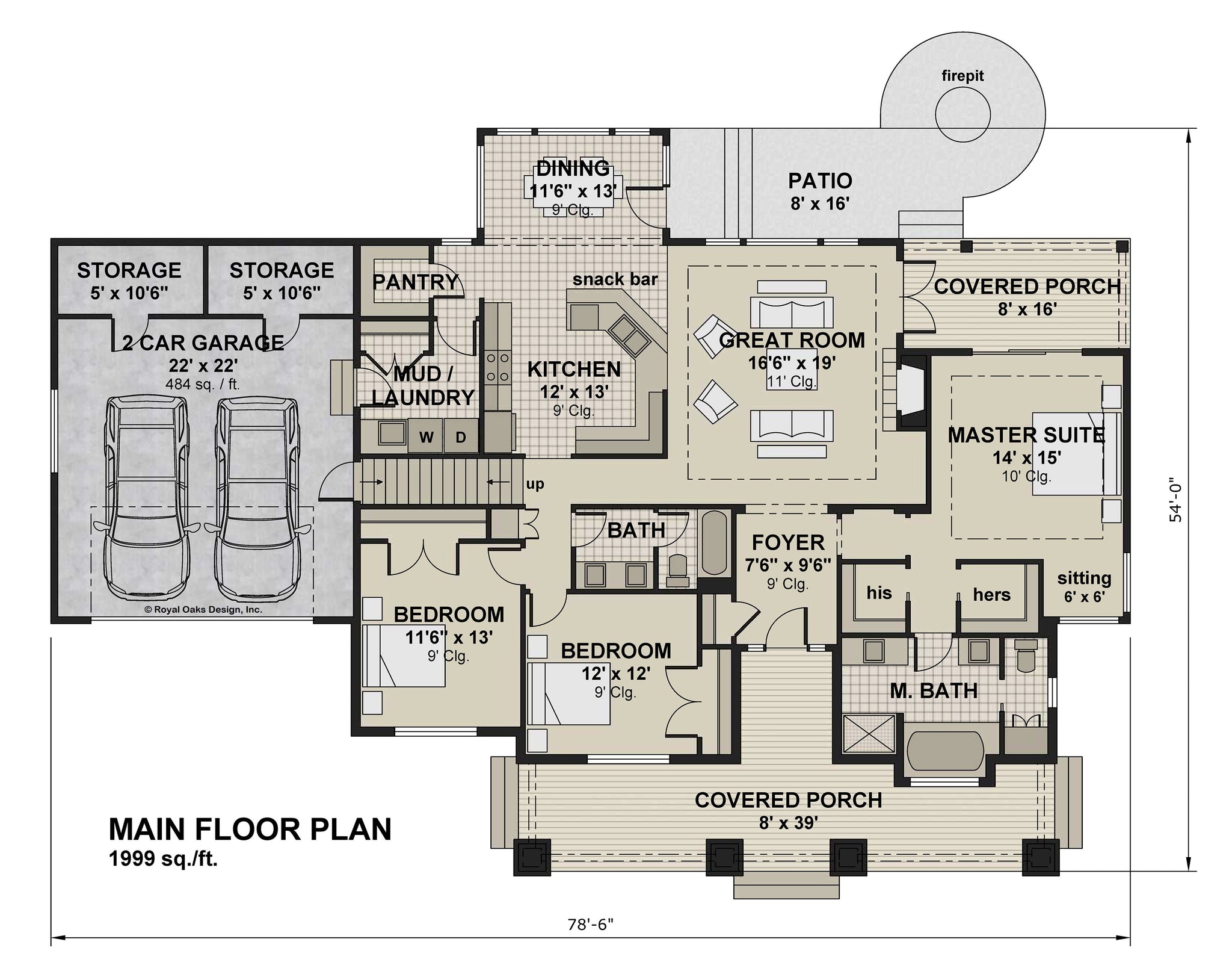 Highpoint House Plan | Royal Oaks Design