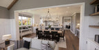 CL-20-014 Wexford farmhouse dining room and great room interior rendering.