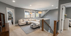 Wexford upper-level loft seating area beside the stair landing.