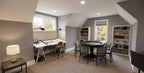 CL-20-014 Wexford farmhouse bonus room office interior rendering.