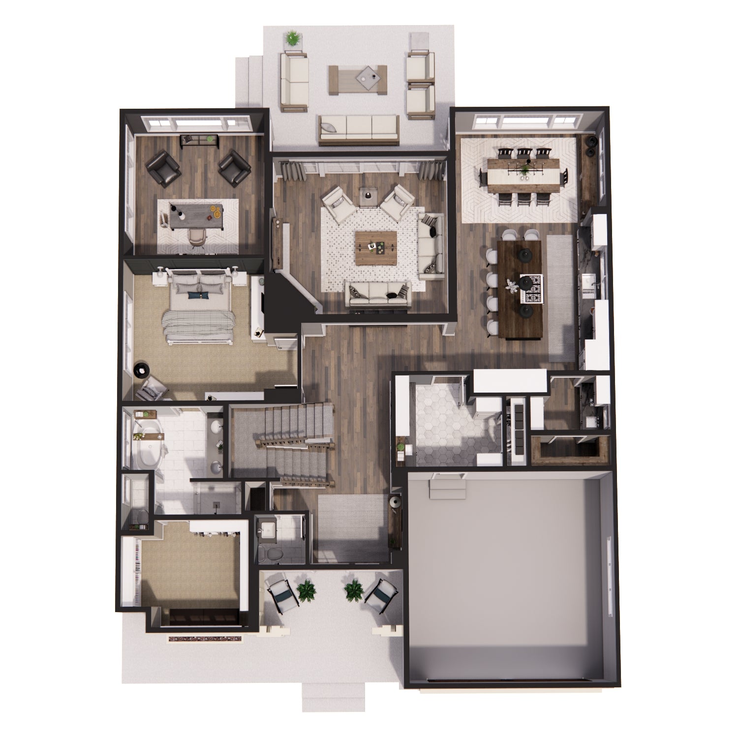 Cedar Bluff House Plan