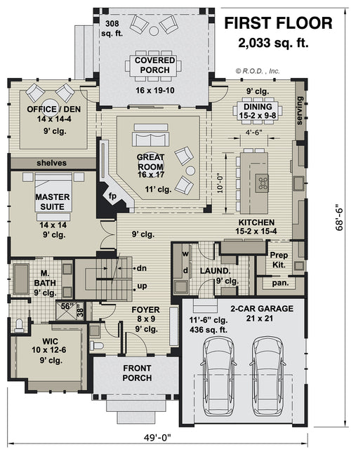 Cedar Bluff House Plan