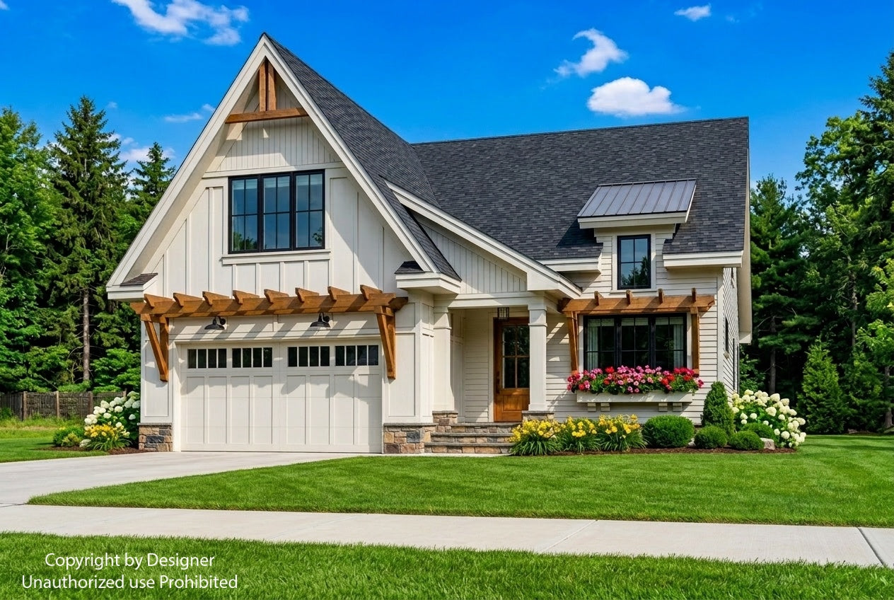 Cedar Creek House Plan house plan exterior rendering