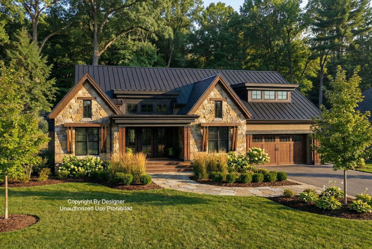 Oakdale Ranch House Plan