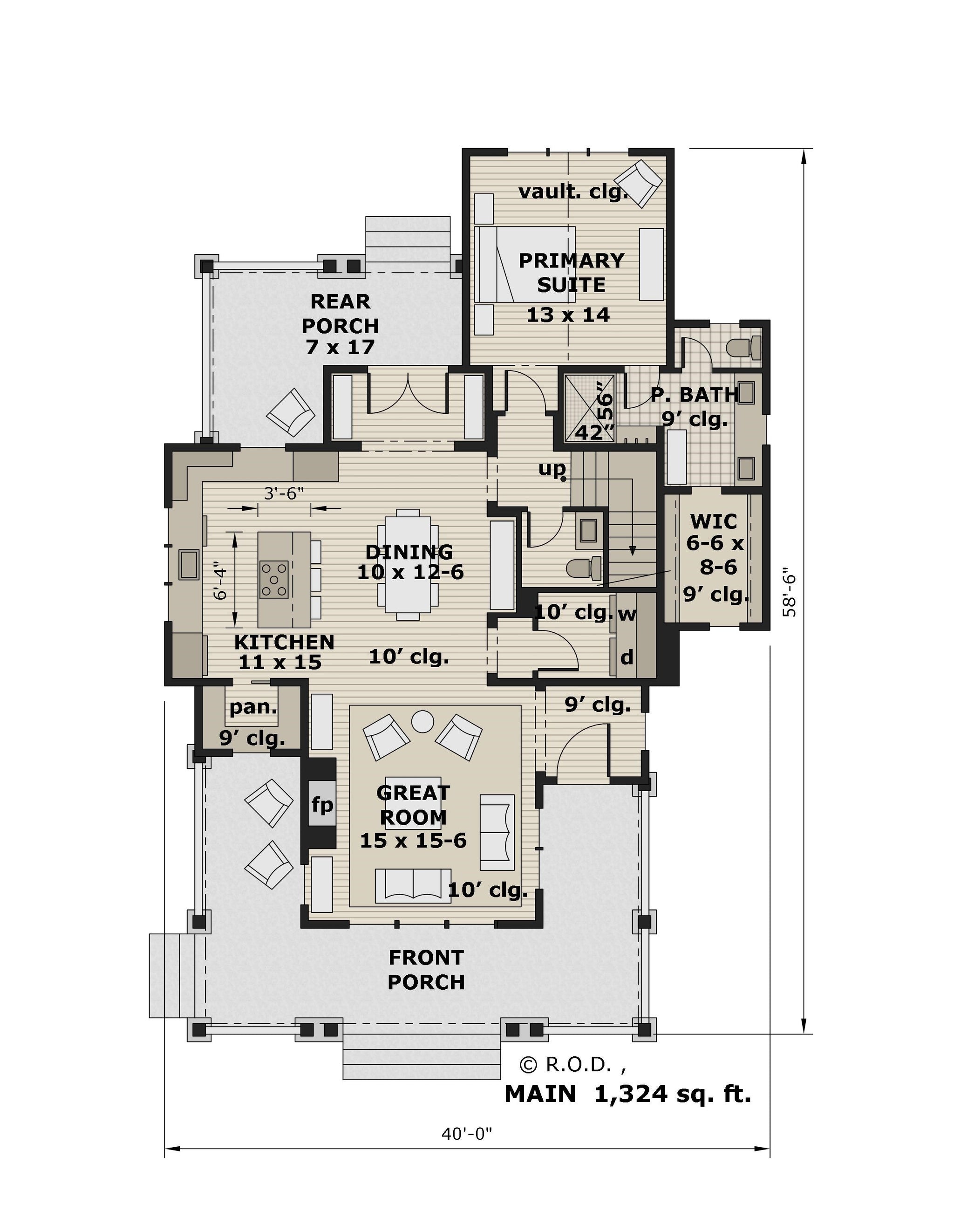 Prescott House Plan | Royal Oaks Design