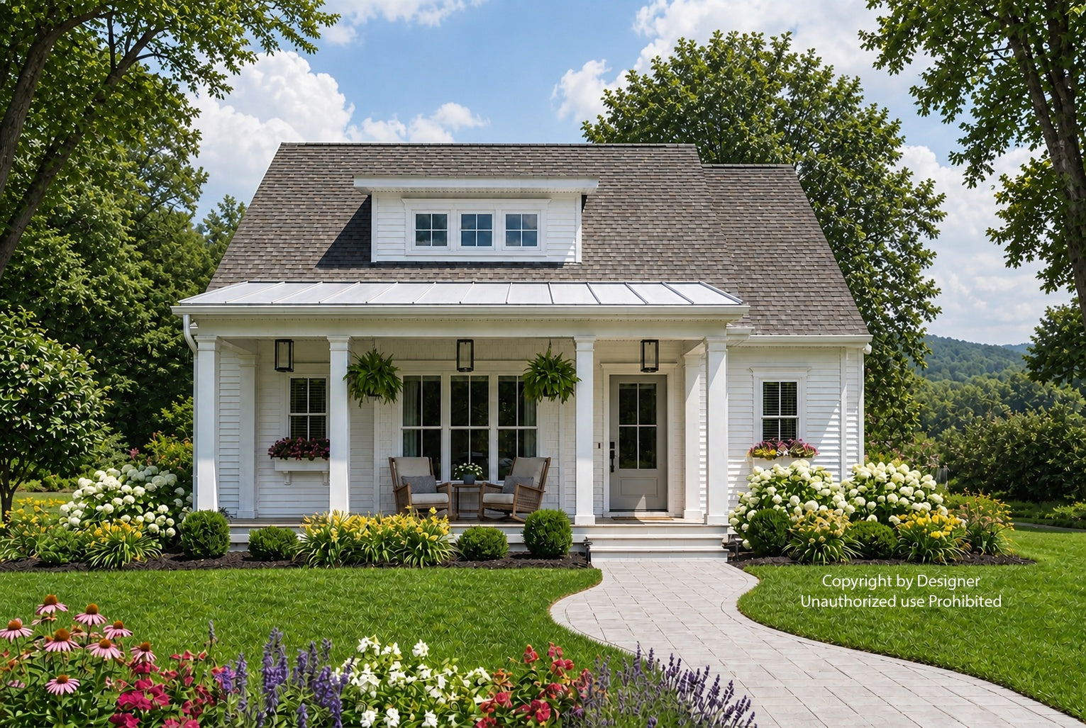 Brighton Meadows House Plan house plan exterior rendering