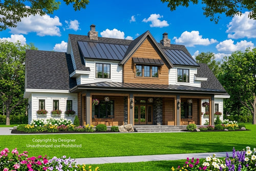 Cedar Valley House Plan house plan exterior rendering