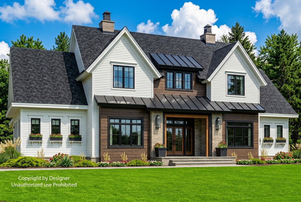 Timberbrook House Plan house plan exterior rendering