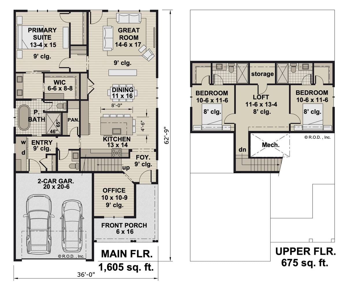 Stowe House Plan