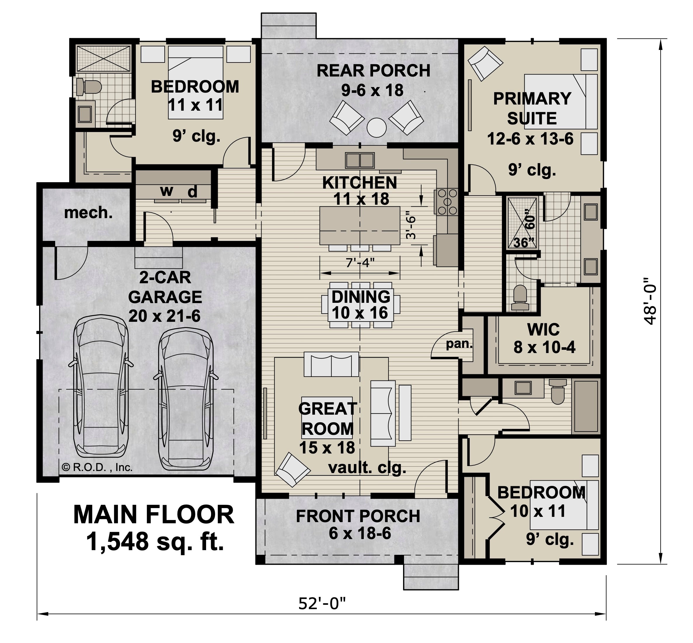Clemmons House Plan
