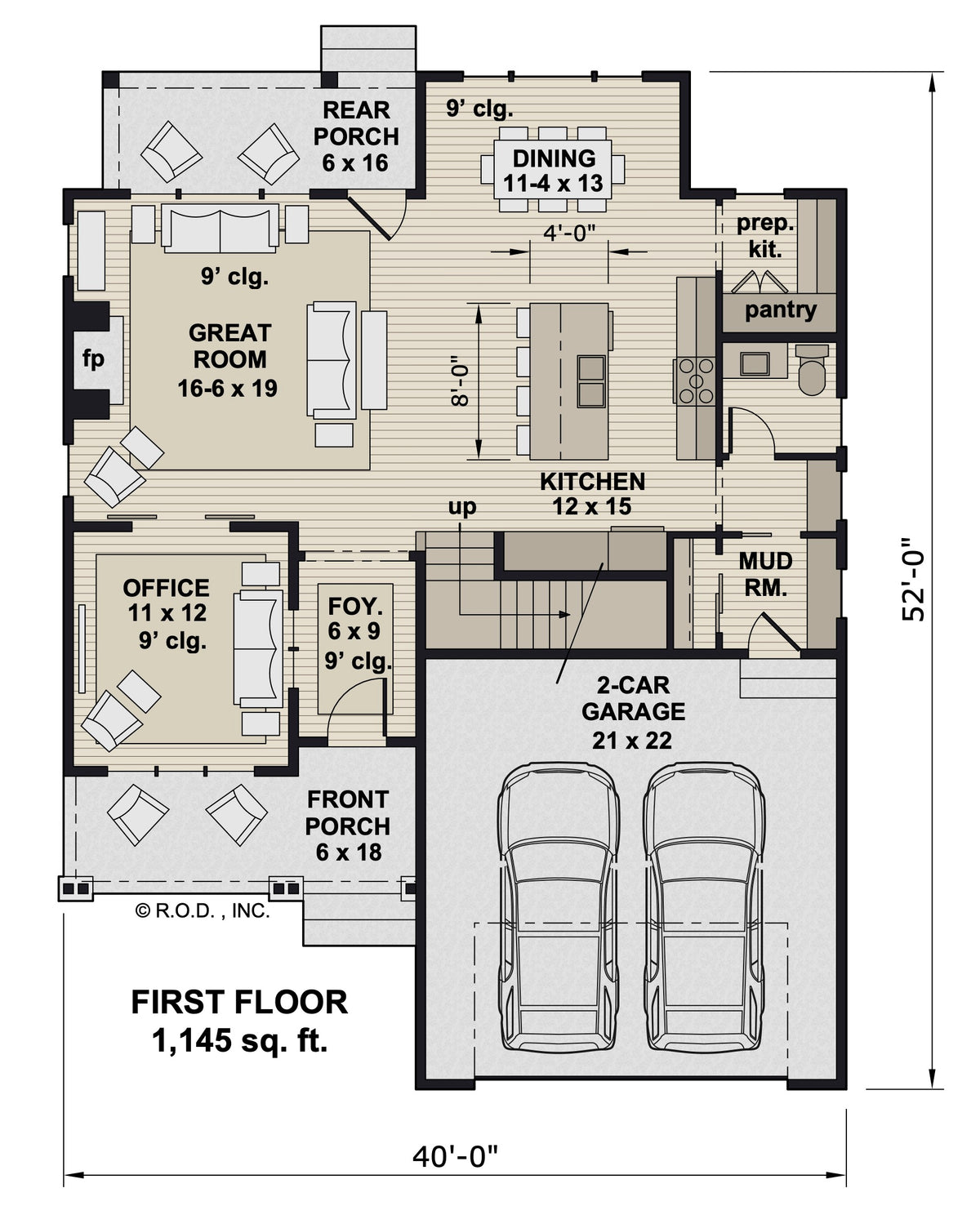 Chapel Hill House Plan