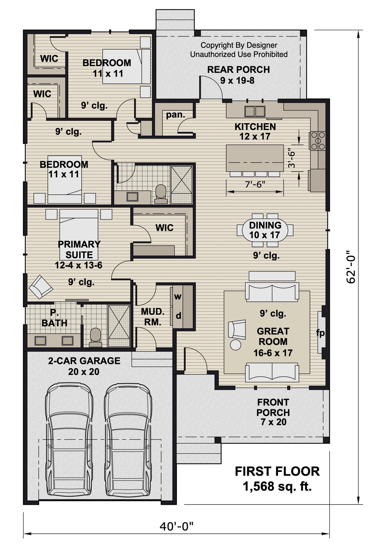 Milford House Plan