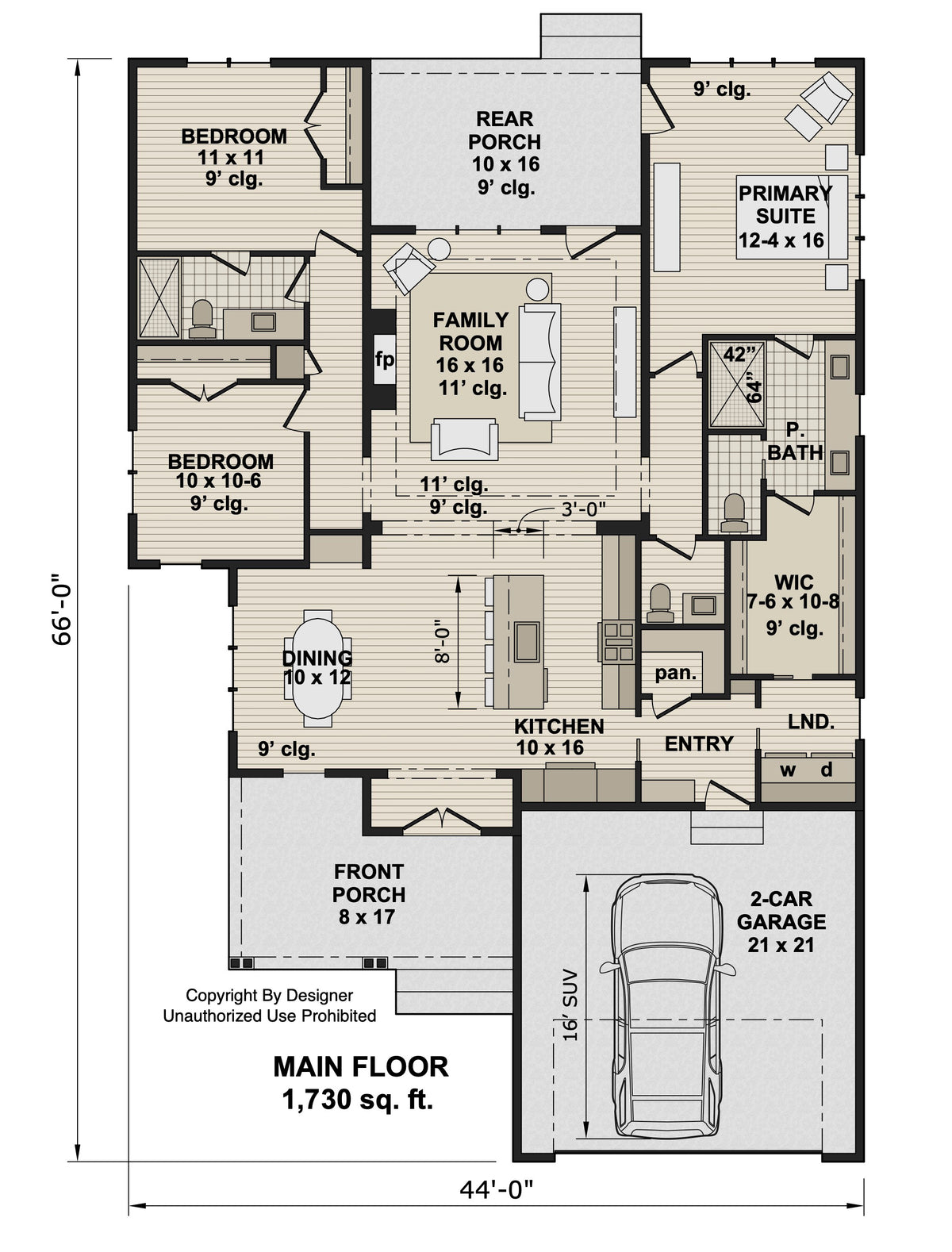 Windermere House Plan
