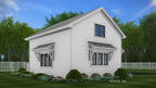 Two Car Garage Apartment with Side Yard