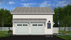Two Car Garage Apartment with Side Yard