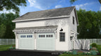 Two Car Garage Apartment with Side Yard