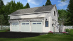 Three Car Garage Apartment with Side Yard