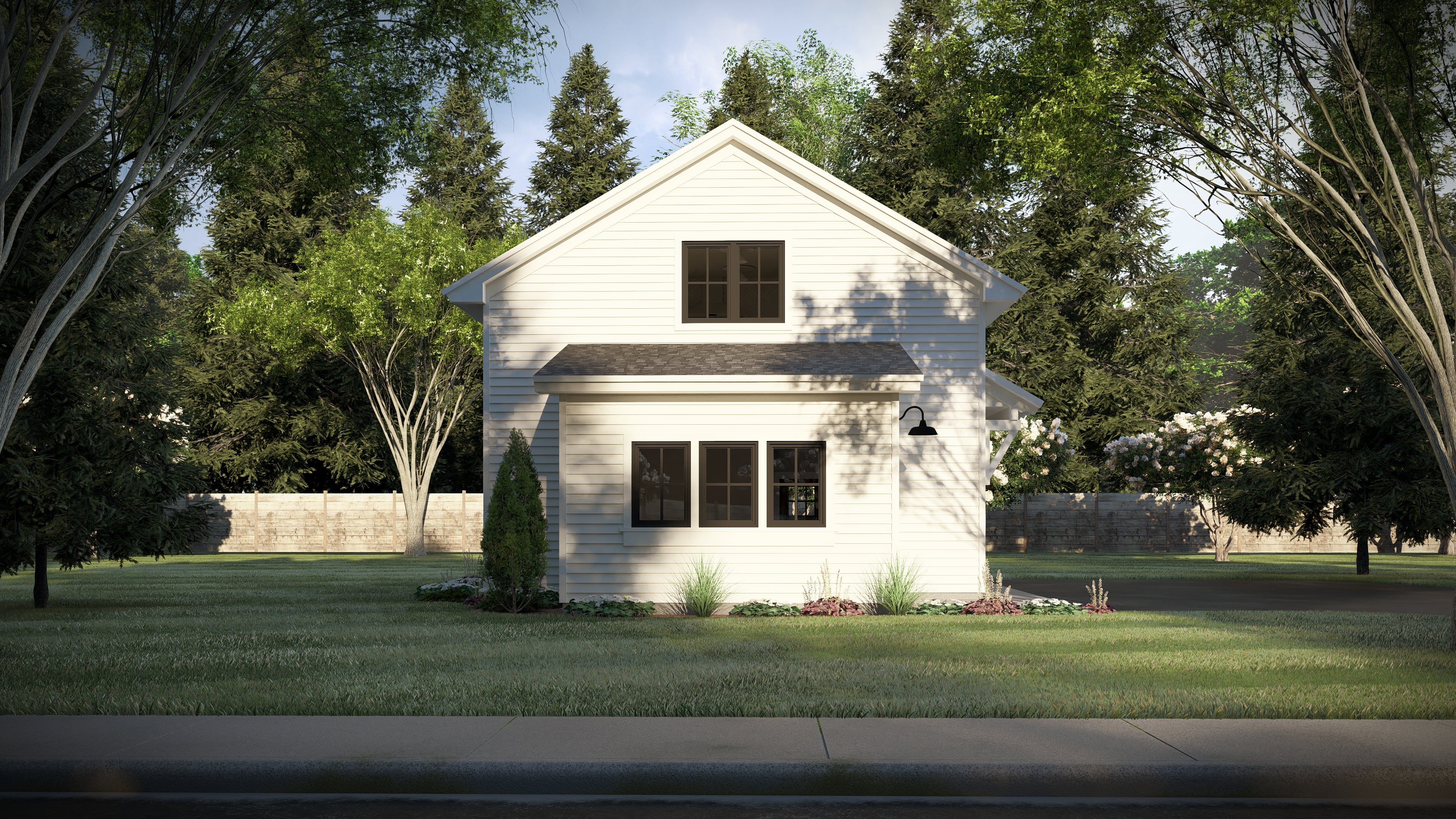 Two Car with Golf Cart Garage Apartment
