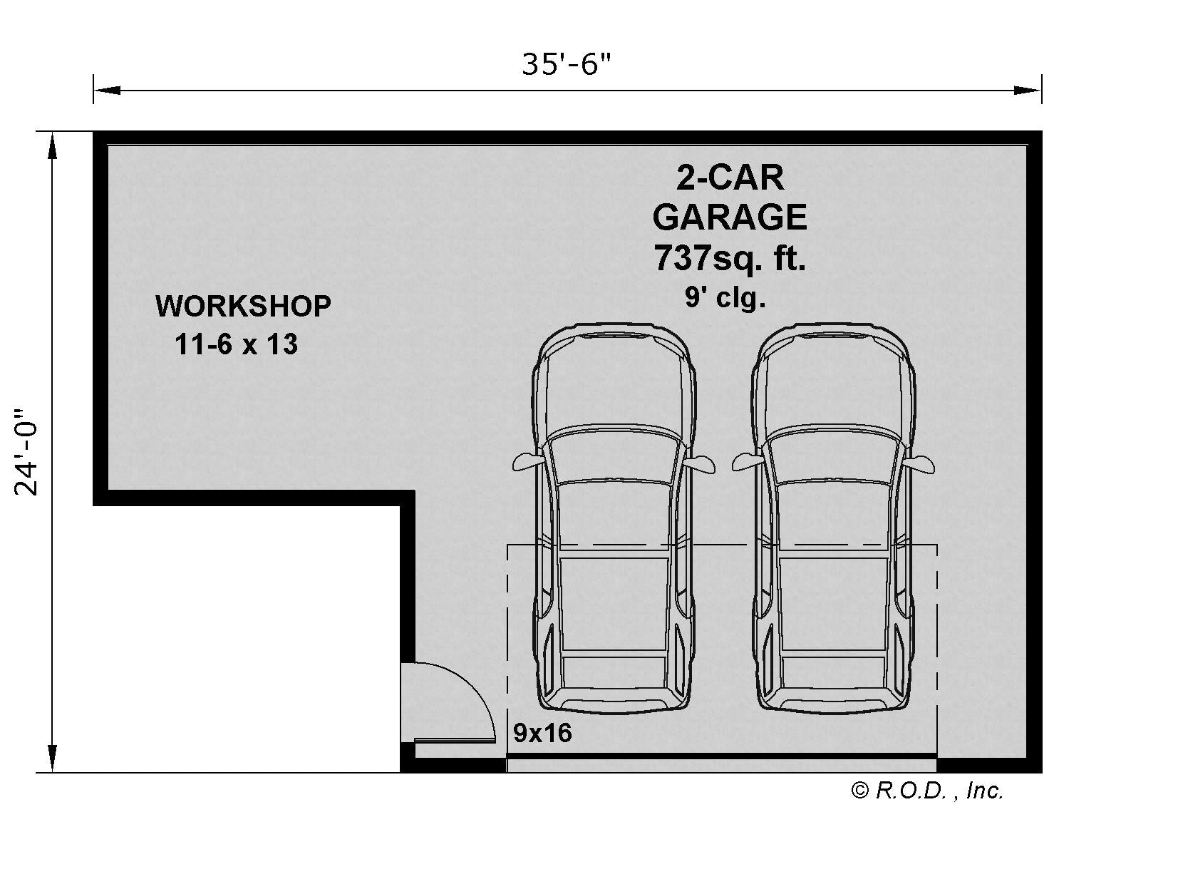 Two Car Garage Workshop